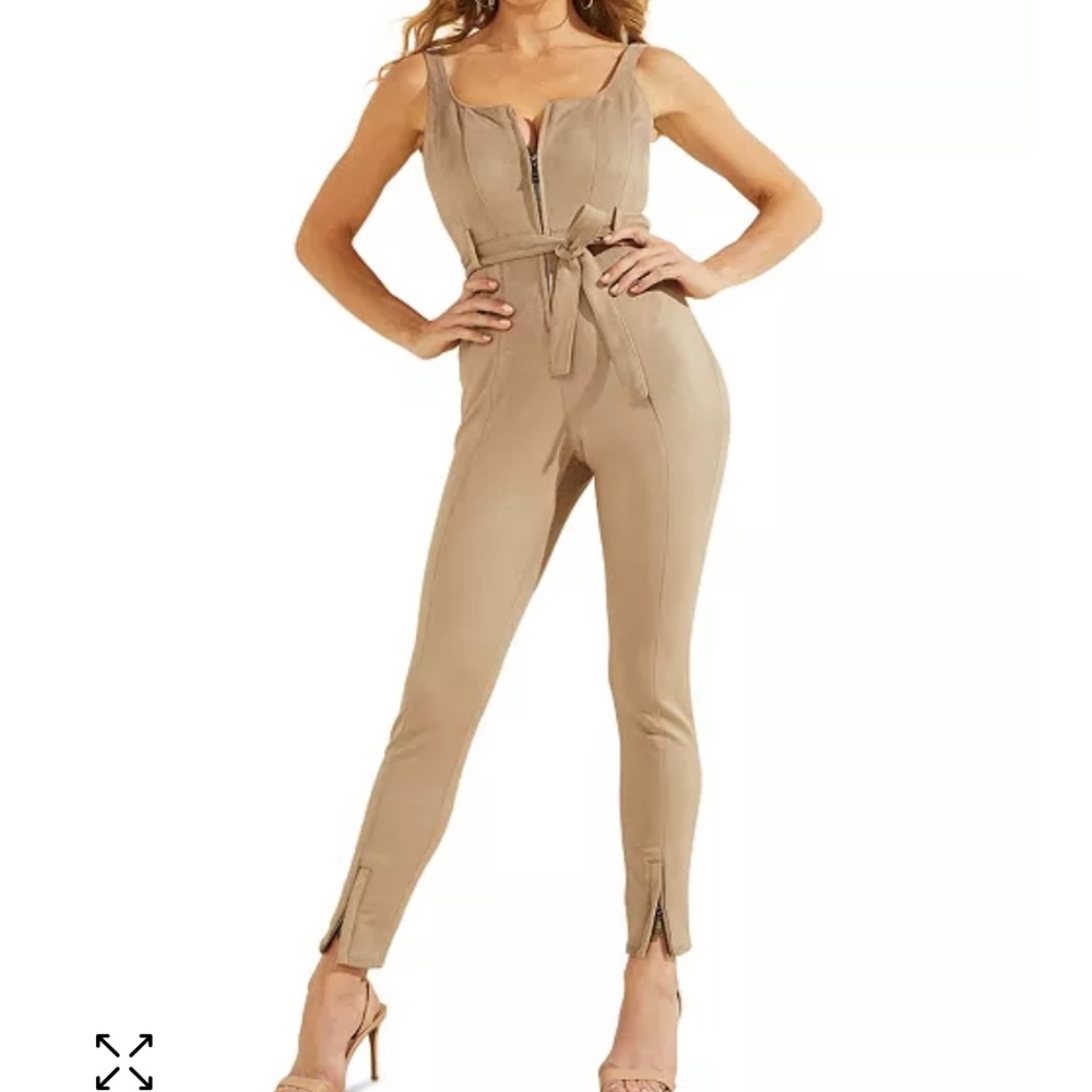 Guess faux suede jumpsuit